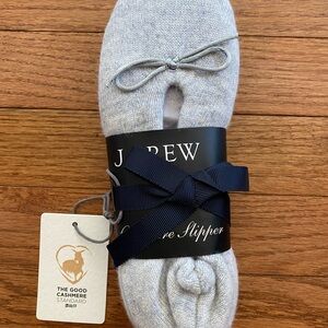 J. CREW Cashmere Ballet Slippers New With Tag